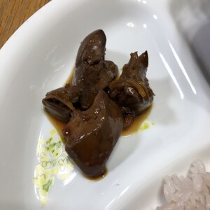 美味しい♪とり肝煮